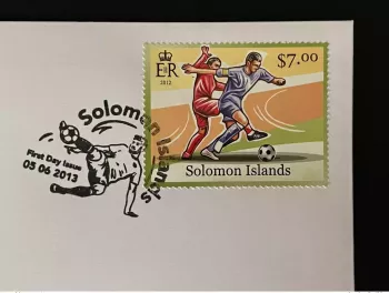 Euro Souvenir banknote Cover Football 2021 Euro 2020 Football Soccer EM Solomon