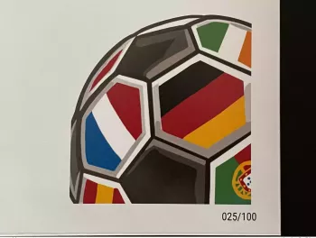 Euro Souvenir banknote Cover Football 2021 Euro 2020 Football Soccer EM Solomon