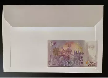 Euro Souvenir banknote Cover Football 2021 Euro 2020 Football Soccer EM Solomon