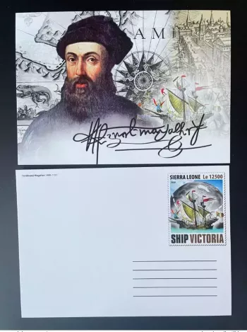 Sierra Leone 2020 Mi. ? Stationery Entier Ferdinand Magellan Ship Victoria