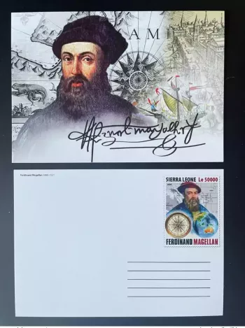 Sierra Leone 2020 Mi. ? Stationery Entier Ferdinand Magellan  Map Carte Karte