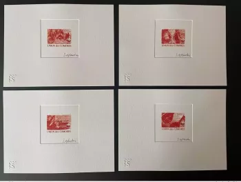 Comoros 2009 Artist's Proof Mi. 1537 - 1540 WWF Red Bat Panda