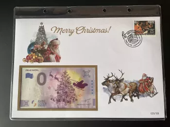 Official Euro Souvenir Cover - Merry Christmas