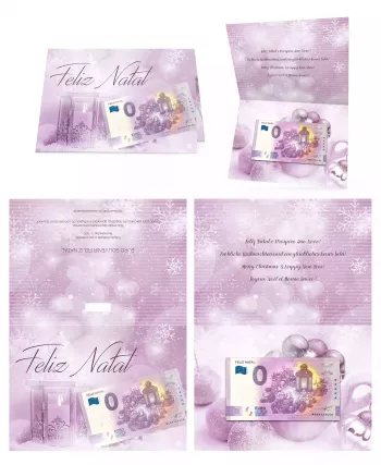 Carteira "Feliz Natal 2021" Portugal individual