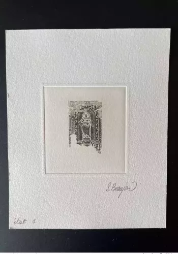 Andorra Français 2018 YT 818 Artist's proof STATE Santa Colomba Heritage