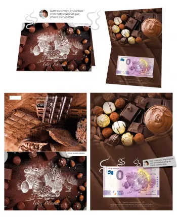 Folder "Feliz Páscoa 2022" chocolate fragrance