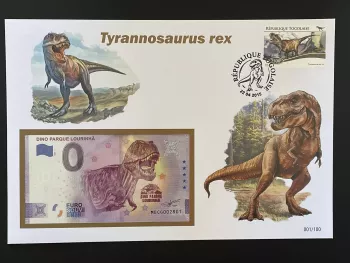 Official Euro Souvenir Cover - Tyrannosaurus rex