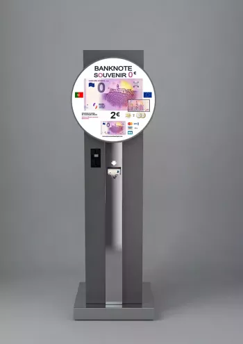 Automatic dispenser for Euro Souvenir note