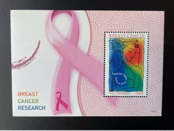 Gambie 2007 Mi. Bl. 765 Breast Cancer recherche sein maladie Emission commune