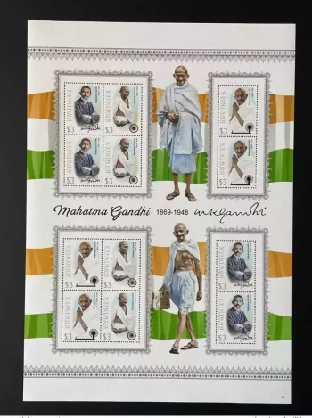 Dominica 2022 Bogen Mahatma Gandhi Indien