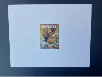 Sénégal 2015 Epreuve luxe VARIETE SANS VALEUR FACIALE Mi. Bl. 109 Faune menacée