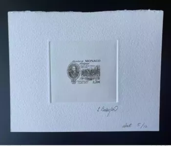 Monaco 2017 YT 3101 Epreuve d'état Maréchal de Matignon Maire de Bordeaux