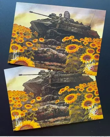 Sierra Leone 2022 Mi. ? Stationery Entier Ukraine War Russia Tank Boris Groh