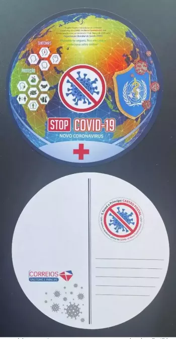 S. Tome e Principe 2020 Ganzsache COVID-19 Coronavirus WHO Pandemie
