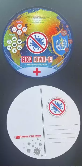 Mozambique 2020 Mi. ? Entier COVID-19 Virus Coronavirus OMS WHO Pandemic