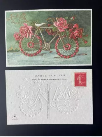 Frankreich 2022 150J. Postkarte Ganzsache Paris Philex Semeuse Roty