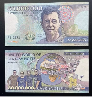 2022 Matej Gabris 50 000 000 Gabrisnotes Peter Bako Jubilee  UNC ESSAY