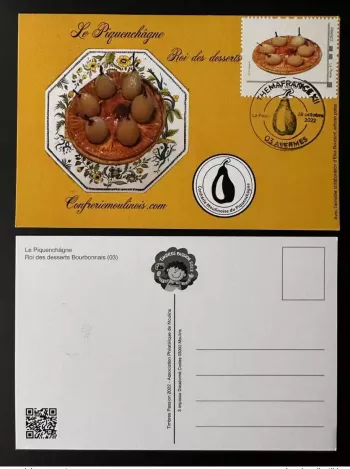 France 2022 Maxi Carte Moulins Allier Timbres Passions Piquenchâgne