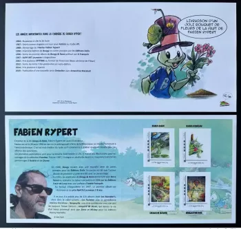 France 2021 Collector Fabien Rypert BD Boogy & Rana Bain Roseau Dragon Rouge