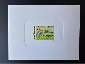 Benin 1986 Mi. 451 Luxury Event Air Afrique 25 ans Avion Airplane Flugzeug