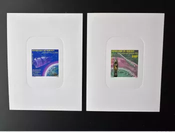 Djibouti 1983 Mi. 378 - 379 Luxury Test Space Explorer I Vostok VI USSR