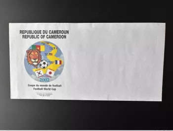 Cameroon 2002 Mi. 1245 - blank FDC Soccer FIFA World Cup Japan Korea