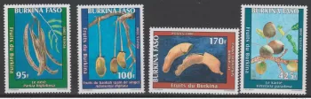 Burkina Faso 2000 Mi. 1766 - 1769 Fruits Obst Fruit karité Baobab 4 val.**