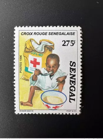 Sénégal 1996 Mi. 1446 Croix Rouge Sénégalaise Rotes Kreuz Red Cross Santé Health