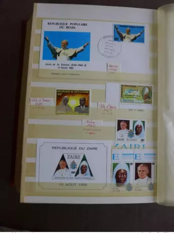 Collection of World Stamps S/S FDC Maximum Covers Pope John Paul II Pape Jean