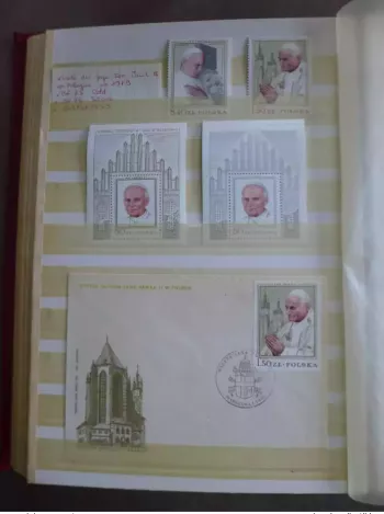 Collection of World Stamps S/S FDC Maximum Covers Pope John Paul II Pape Jean