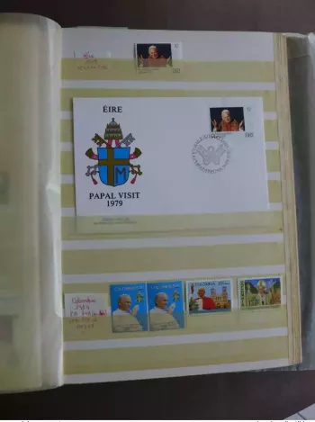 Collection of World Stamps S/S FDC Maximum Covers Pope John Paul II Pape Jean
