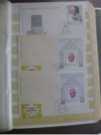 Collection of World Stamps S/S FDC Maximum Covers Pope John Paul II Pape Jean