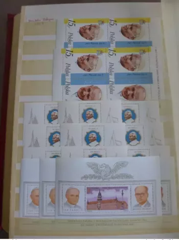 Collection of World Stamps S/S FDC Maximum Covers Pope John Paul II Pape Jean