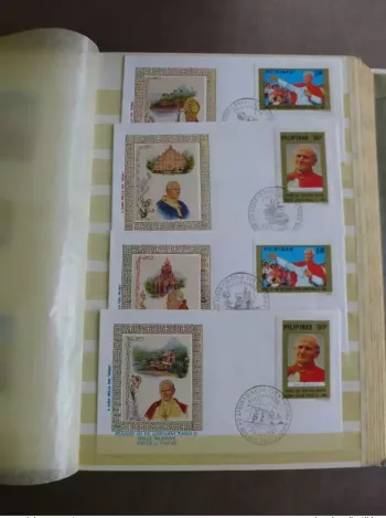Collection of World Stamps S/S FDC Maximum Covers Pope John Paul II Pape Jean