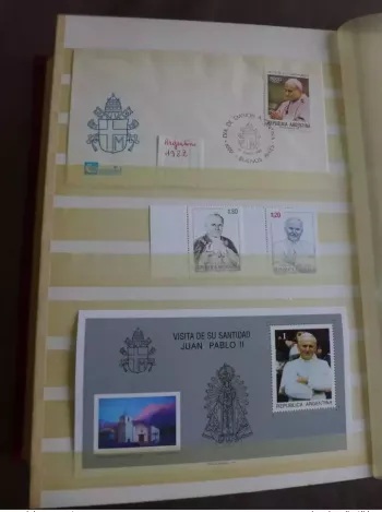 Collection of World Stamps S/S FDC Maximum Covers Pope John Paul II Pape Jean