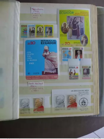 Collection of World Stamps S/S FDC Maximum Covers Pope John Paul II Pape Jean