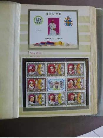 Collection of World Stamps S/S FDC Maximum Covers Pope John Paul II Pape Jean
