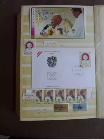 Collection of World Stamps S/S FDC Maximum Covers Pope John Paul II Pape Jean