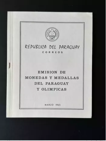 Paraguay 1965 Mi. Bl. 68 II IMPERF ND Gold Silber Tokyo 1964 Olympia Münzen