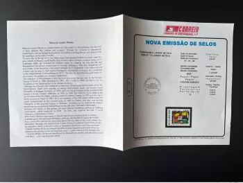 Mozambique 2008/2009 Mi. 3082 RARE FOLDER Homage Mutola Olympic Games