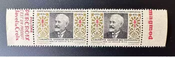 Frankreich 1934 Antituberkulose Calmette Javel Percroix Kreuz Straßburg