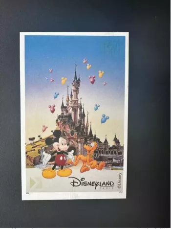 France ? - vignette cinderella ITVF Disneyland Paris Mickey Pluto Maus Hund