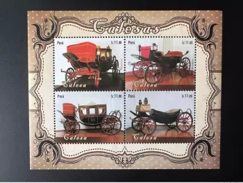 Pérou 2014 Mi. Bl. 97 Buggy Coaches Carriages Carrozas Transport Voiture Auto