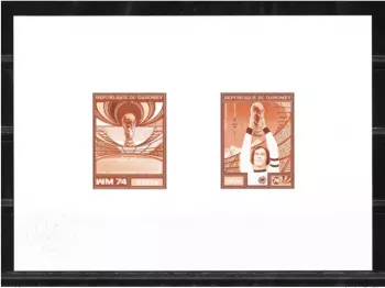 Togo 1974 Mi. 610 - 611 Artist's Event FIFA WM Germany Football BRD
