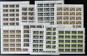 Tschad 2004 Mi.? Bögen Fußball Soccer Juventus Turin MNH