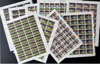 Afghanistan 2004 Mi. ? Bögen Fußball Soccer Milan AC Milano MNH **