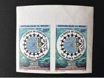 Benin 1994 Mi. 619 IMPERF 200F UNESCO Slave Route Ouidah Conference