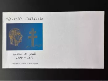 New Caledonia 1995 YT n° 682 FDC unmade 25 Years Mort de Gaulle OR