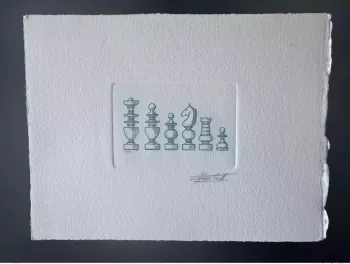 Belgique 1995 COB 2593 Epreuve d'artiste 1er jour FDC Echecs Chess Schach Xadres