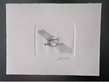 Belgique 1991 COB 2406 Epreuve d'artiste FDC Espace Olympus Europa CEPT